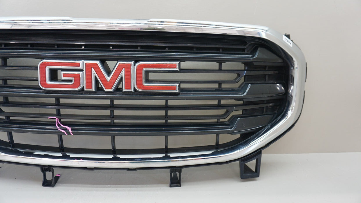 2019-2021 GMC TERRAIN FRONT UPPER BUMPER RADIATOR GRILLE W/ EMBLEM OEM 23196293