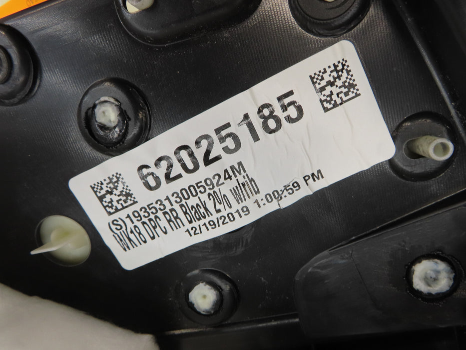 2019-2021 JEEP GRAND CHEROKEE REAR RIGHT PASSENGER SIDE DOOR PANEL COVER OEM