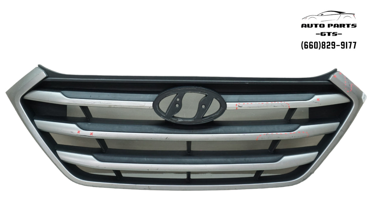 2016-2018 HYUNDAI TUCSON FRONT BUMPER UPPER GRILL GRILLE AFTERPART