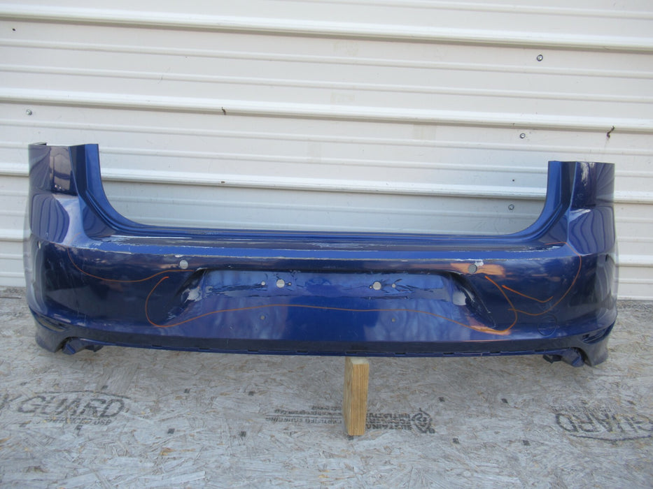 2015-2017 VOLKSWAGEN GOLF 7 REAR BUMPER COVER PANEL BLUE 5G6807421E FACTORY OEM