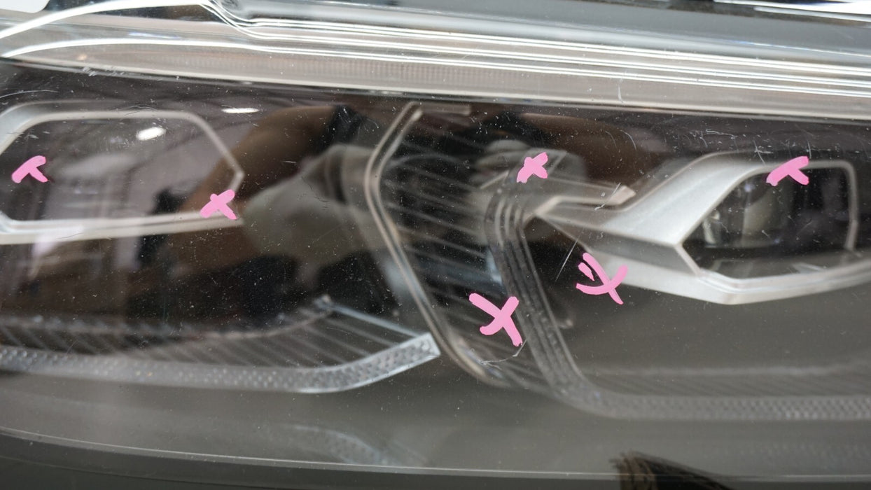 2019-2022 BMW X7 G07 FRONT RIGHT PASSENGER SIDE HEADLIGHT LED OEM 20 21