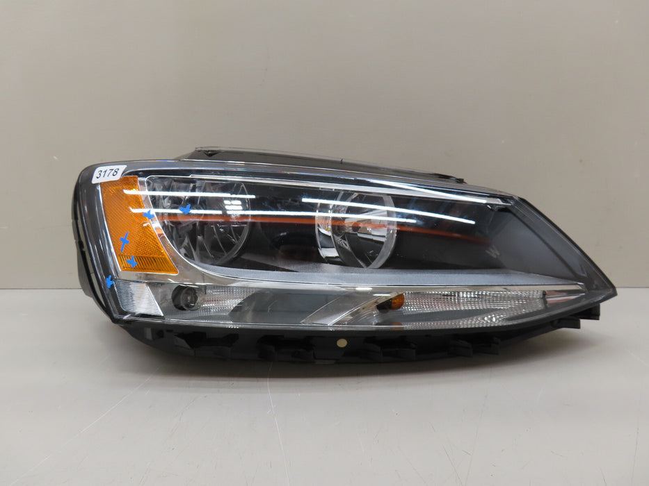 2011-2018 VOLKSWAGEN JETTA FRONT RIGHT PASSENGER SIDE HEADLIGHT OEM