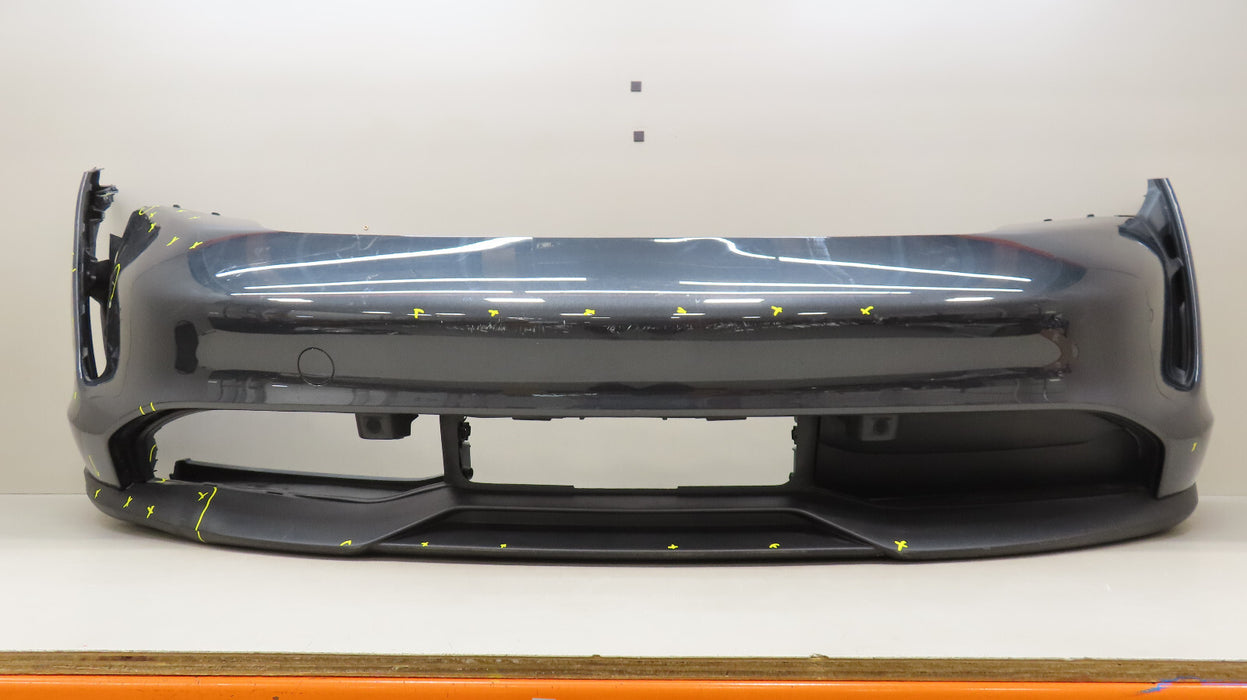 2020-2023 PORSCHE TAYCAN FRONT BUMPER COVER W/LOWER VALANCE OEM