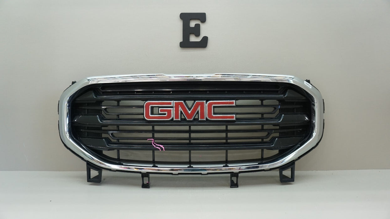 2019-2021 GMC TERRAIN FRONT UPPER BUMPER RADIATOR GRILLE W/ EMBLEM OEM 23196293