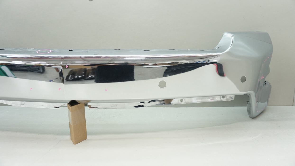 2019-2021 CHEVROLET SILVERADO 1500 FRONT BUMPER COVER OEM CHROME METAL