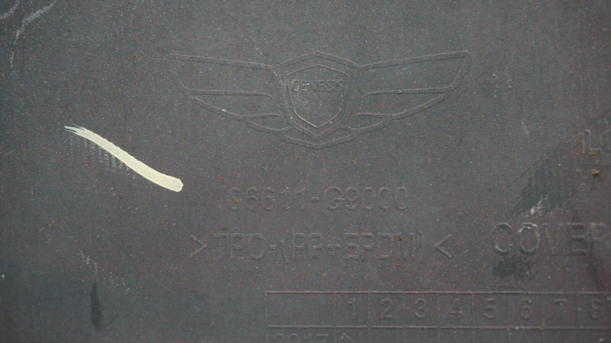 2019-2021 GENESIS G70 REAR BUMPER COVER PANEL OEM 86611-G9000