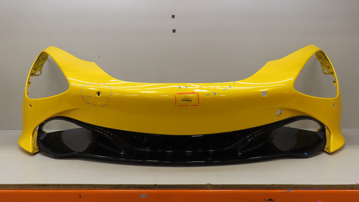 ..2018-2023 MCLAREN 720S FRONT BUMPER COVER OEM W/LOWER BUMPER 14A0153CP