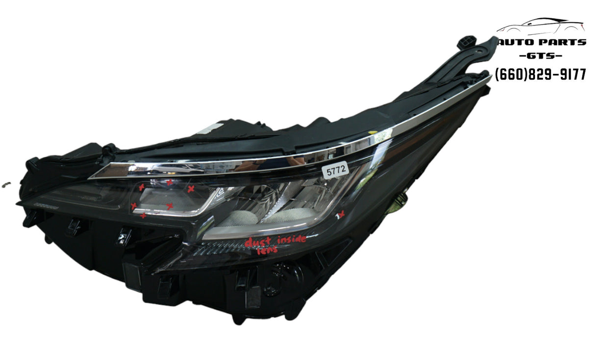 2021-2023 TOYOTA SIENNA FRONT LEFT DRIVER SIDE HEADLIGHT REFLECTOR LED OEM