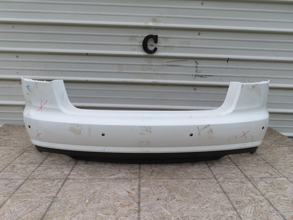 2016 AUDI A6 4DR SEDAN REAR BUMPER COVER W/ LOWER VALANCE PANEL OEM 4G5807511AF