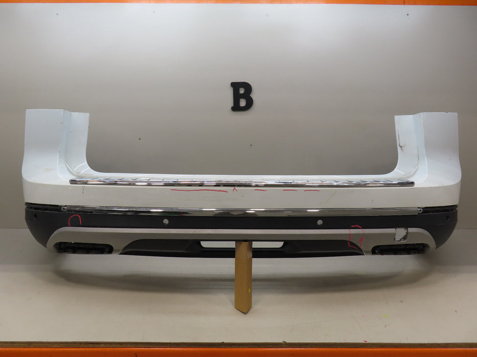 2020-2024 VOLKSWAGEN ATLAS CROSS SPORT REAR BUMPER COVER W/LOWER BUMPER OEM