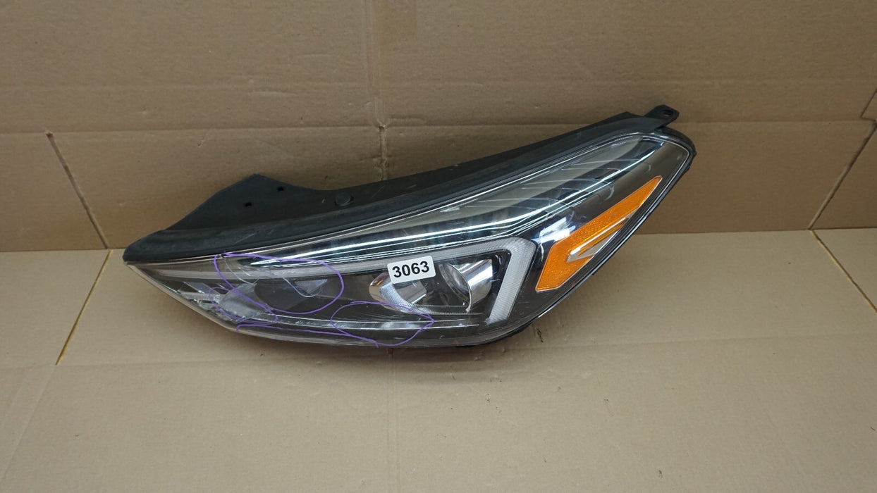 2019-2021 HYUNDAI TUCSON FRONT LEFT DRIVER SIDE HEADLIGHT HEAD HALOGEN LAMP OEM