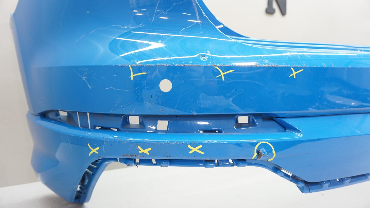 2019-2022 AUDI Q3 S-LINE REAR BUMPER COVER W/ LOWER 83A807511 OEM 19 20 21 22