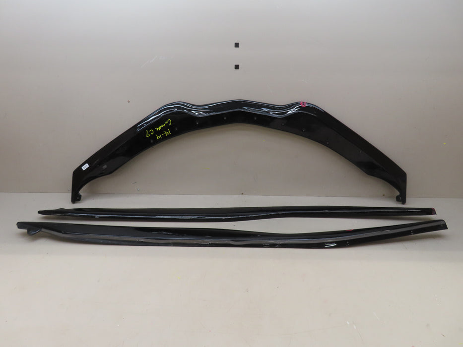 2014-2019 CHEVROLET CORVETTE C7 FRONT LIP SPOILER 2 SIDE SKIRT AFTERMARKET