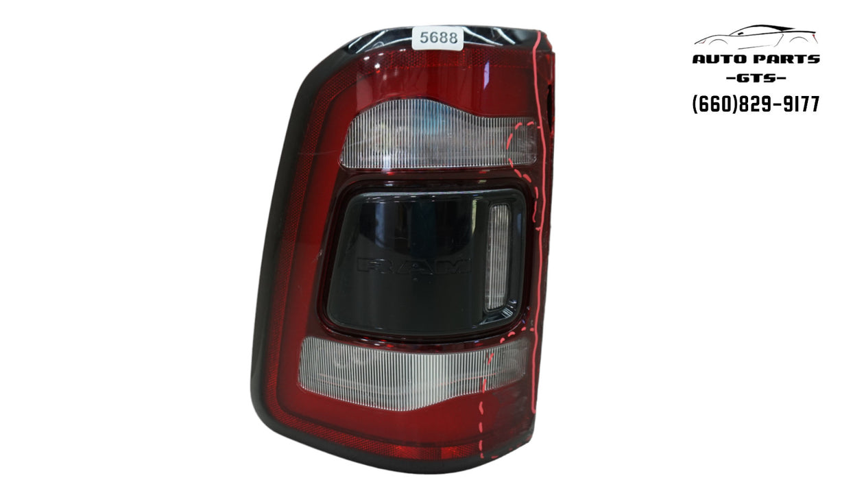 2019-2023 DODGE RAM 1500 REAR RIGHT PASSENGER SIDE LED TAIL LIGHT OEM