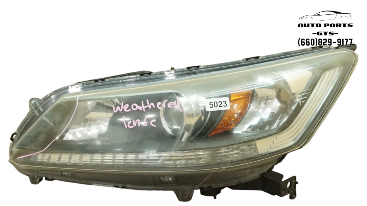2013-2015 HONDA ACCORD FRONT LEFT DRIVER SIDE HEADLIGHT OEM 13 14 15