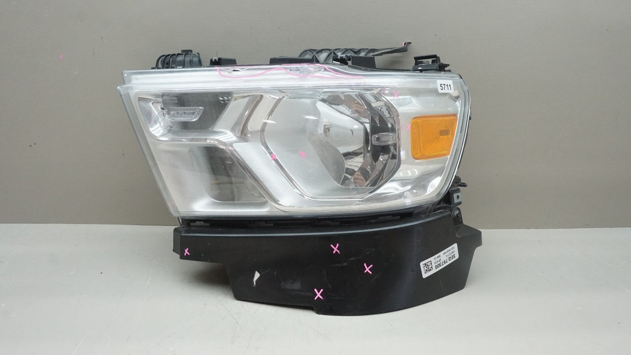 2019-2022 DODGE RAM 1500 FRONT LH LEFT DRIVER SIDE HALOGEN HEADLIGHT OEM