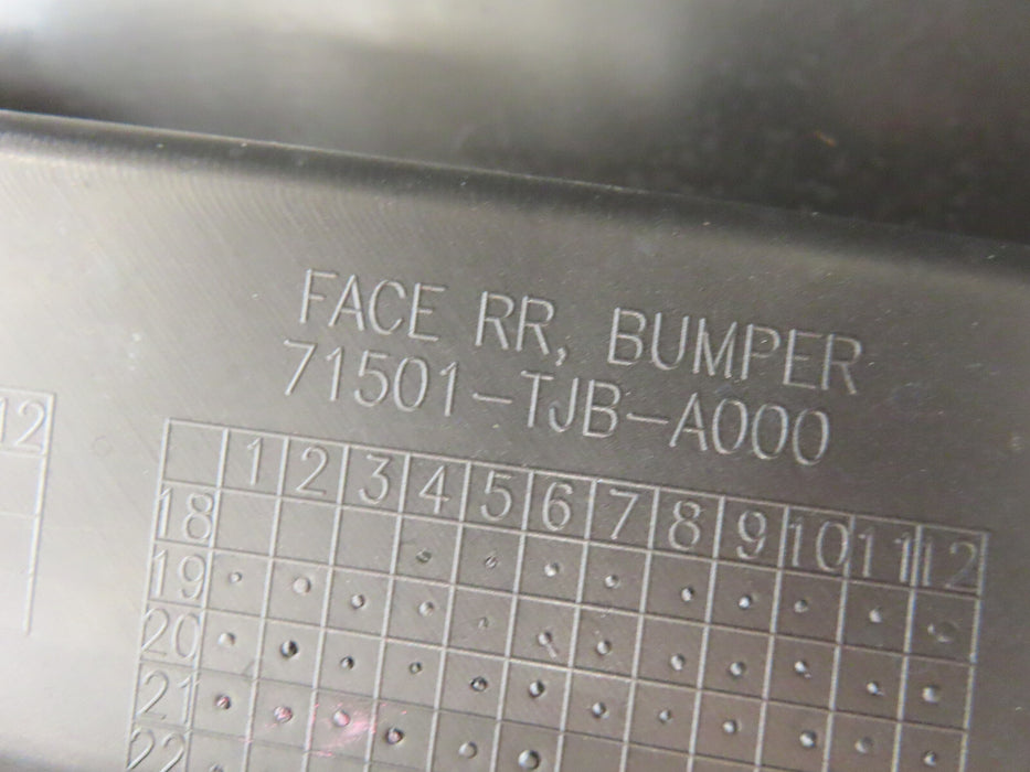 2019-2021 ACURA RDX REAR BUMPER OEM 71501-TJB-A000