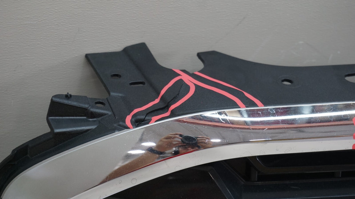 2019-2021 GMC TERRAIN SUV FRONT UPPER BUMPER RADIATOR GRILLE GRILL OEM 23196293