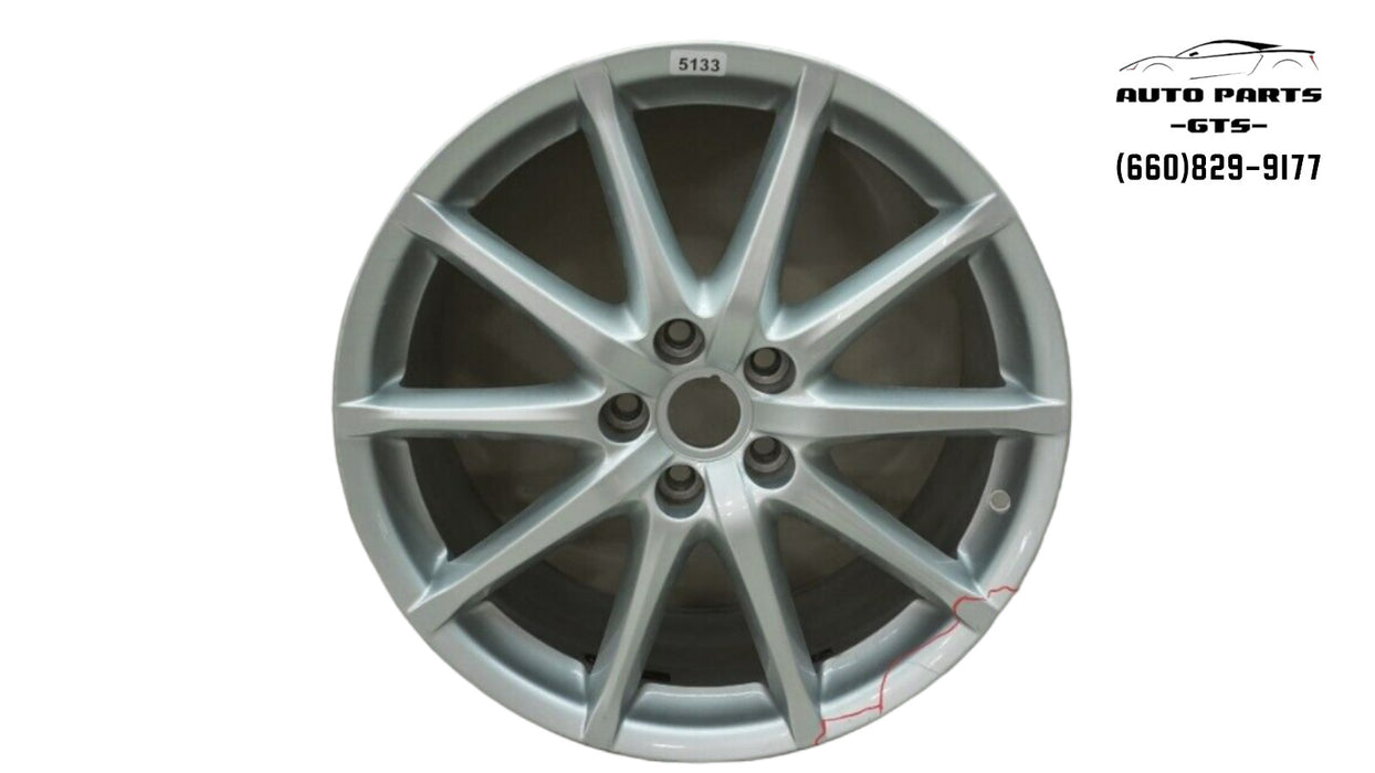 2004-2012 ASTON MARTIN DB9 REAR WHEEL RIM 10 SPOKE 19X9.5 19" OEM 9G43-1007-BC