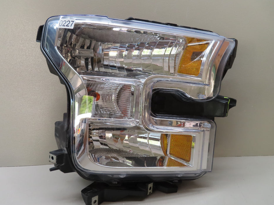 2015-2017 FORD F-150 FRONT RIGHT PASSENGER SIDE HALOGEN LIGHT HEADLIGHT LAMP OEM
