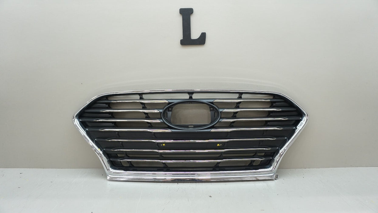2018-2019 HYUNDAI SONATA FRONT UPPER RADIATOR GRILLE GRILL OEM 86351-C2AA0