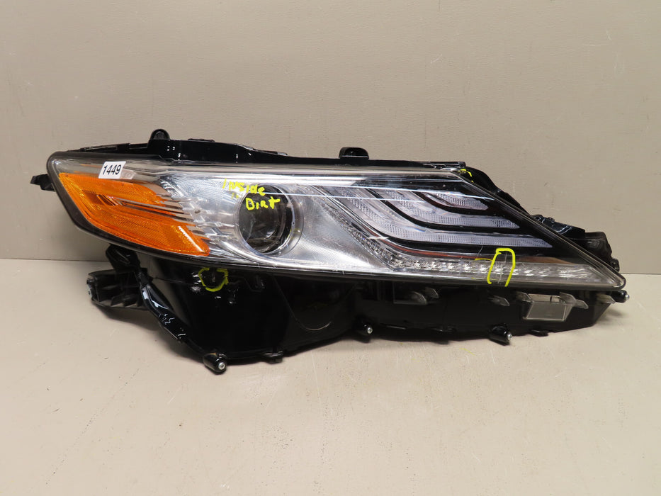 2018-2024 TOYOTA CAMRY HEADLIGHT RIGHT PASSENGER LED OEM 1449