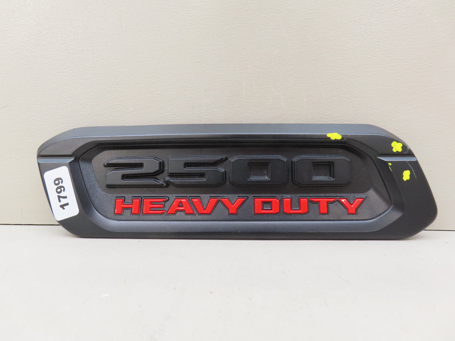 2019-2024 DODGE RAM 2500 HEAVY DUTY FRONT LEFT DRIVER SIDE HOOD EMBLEM OEM