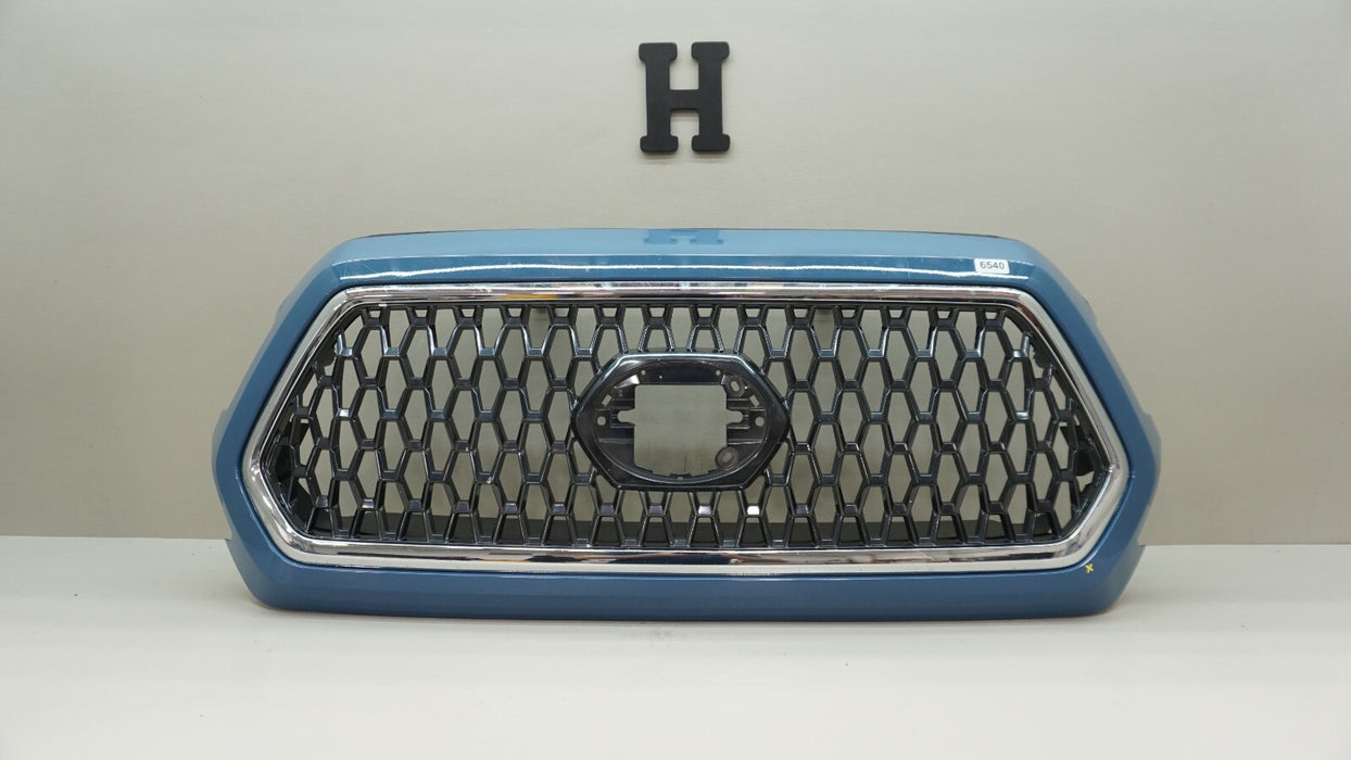 2020-2022 TOYOTA TACOMA FRONT LIGHT BLUE CENTER RADIATOR GRILLE OEM 5310104010
