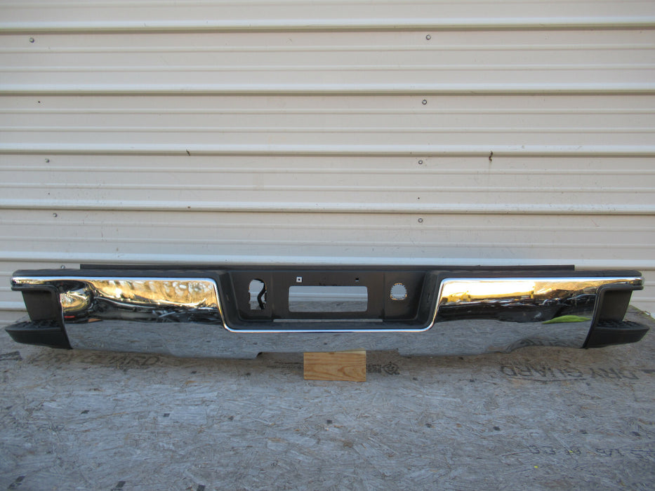 15 16 17 18 19 CHEVROLET CHEVY SIERRA SILVERADO REAR METAL BUMPER OEM