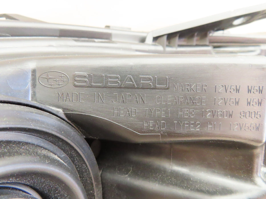 2015-2020 SUBARU WRX FRONT RIGHT PASSENGER HEADLIGHT HALOGEN OEM 84001-VA021
