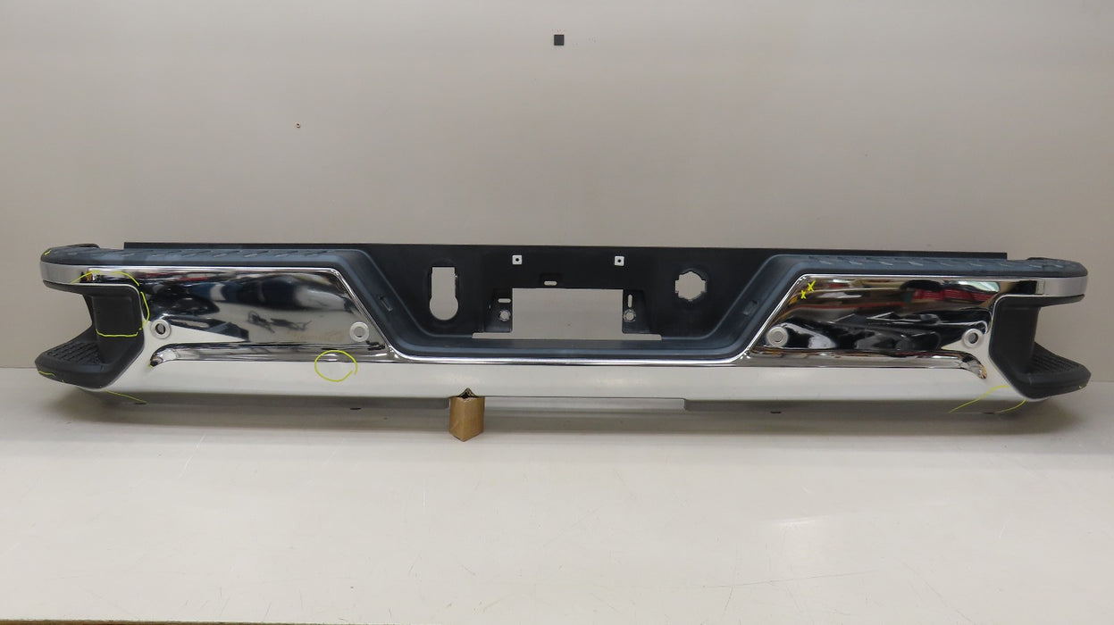 2019-2022 GMC SIERRA CHEVROLET SILVERADO 1500 REAR BUMPER METAL OEM