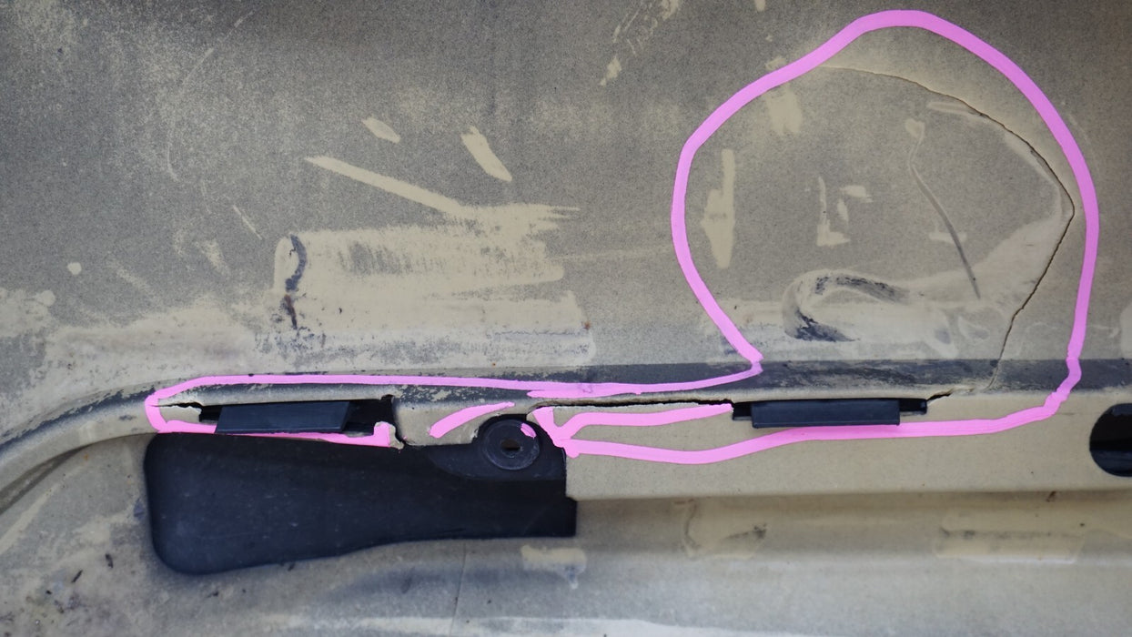 2015-2021 DODGE CHALLENGER REAR BUMPER COVER OEM 15 16 17 18 19 20 21 5LM22TRMAE