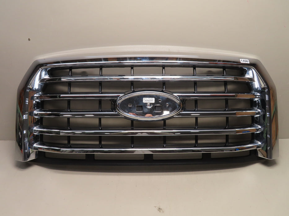 2015-2017 FORD F-150 XLT FRONT GRILLE GRILL FD217 1C00 CA00 OEM