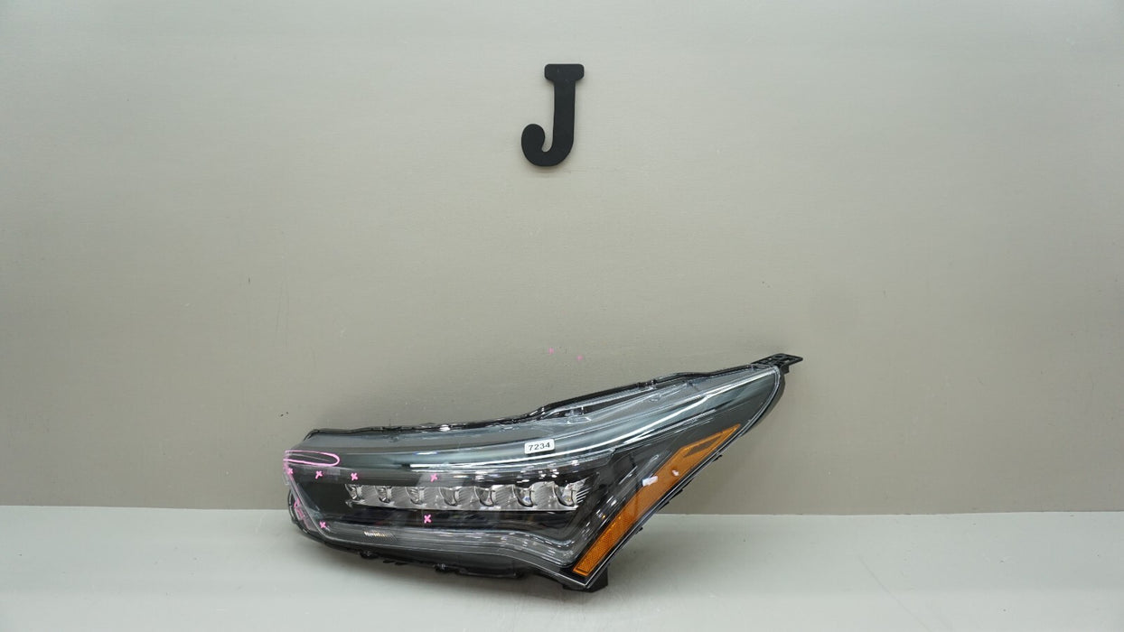 2019-2022 ACURA RDX FRONT LEFT DRIVERS SIDE HEADLIGHT LED OEM 20 21