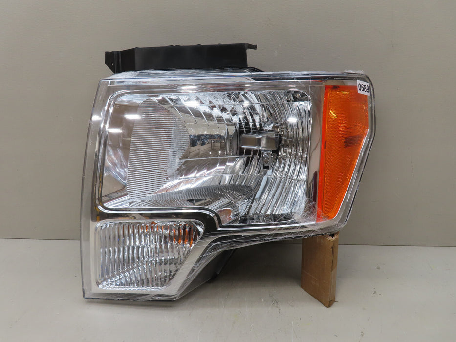 2009-2014 FORD F150 F-150 FRONT LEFT DRIVER HEADLIGHT HALOGEN CAPA AFTERMARKET