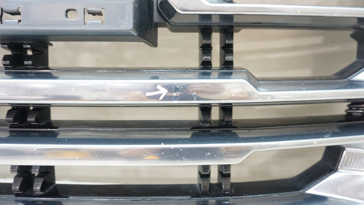 2019-2021 GMC SIERRA 1500 FRONT UPPER RADIATOR GRILLE 84458485 OEM 19 20 21