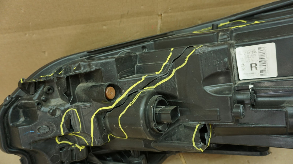 2019-2022 JEEP CHEROKEE FRONT RIGHT PASSENGER SIDE HEADLIGHT LED OEM 19 20 21 22