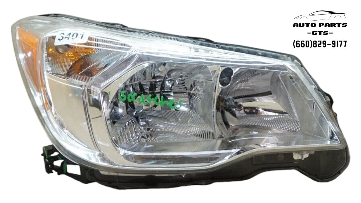2014-2016 SUBARU FORESTER FRONT RIGHT PASSENGER SIDE HEADLIGHT HALOGEN OEM