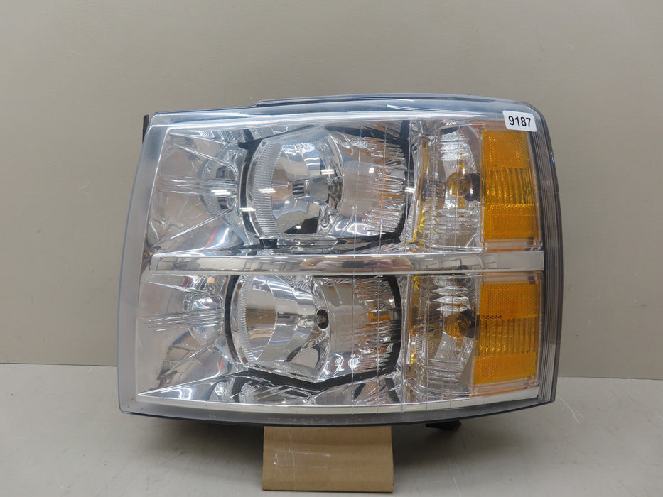 2007-2013 CHEVROLET SILVERADO 1500 FRONT LEFT DRIVER HEADLIGHT HALOGEN OEM
