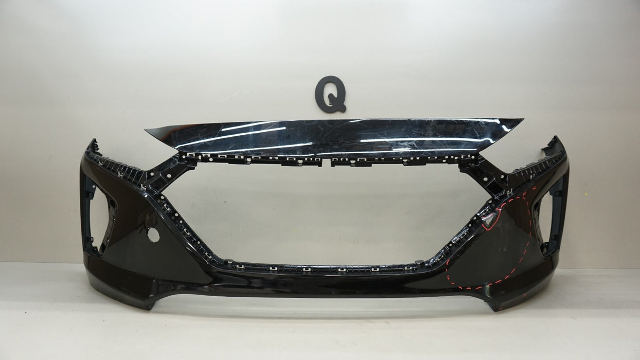 2017-2019 HYUNDAI IONIQ FRONT BUMPER COVER PLASTIC PANEL GENUINE OEM