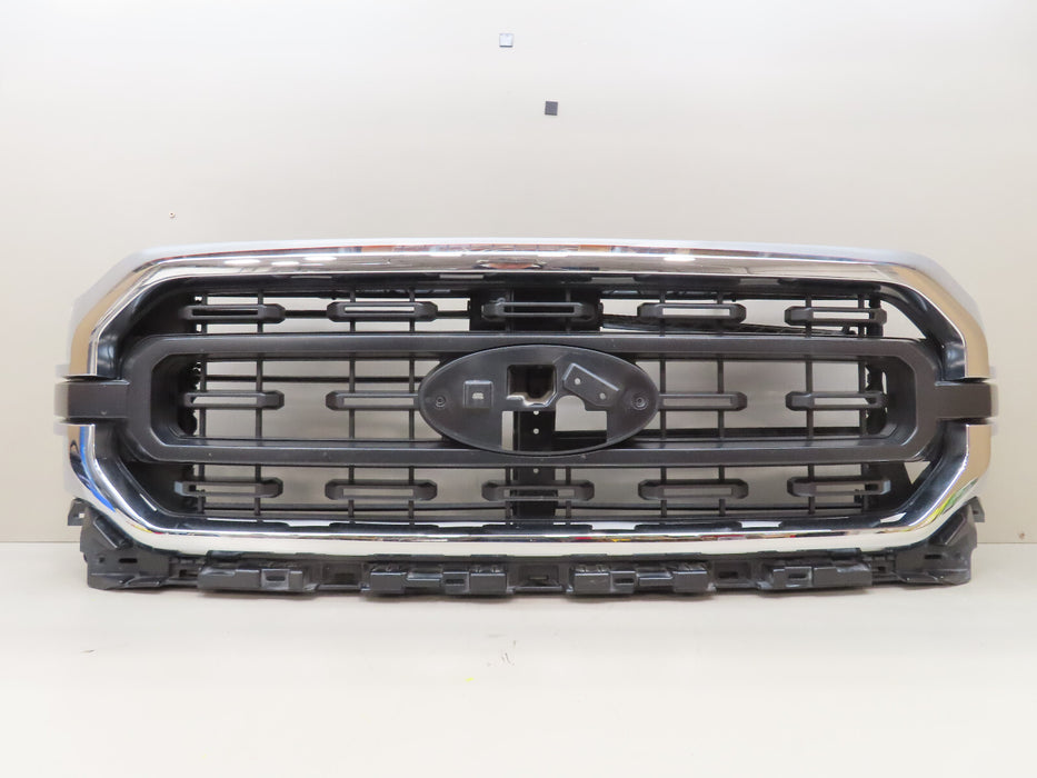 2021 2022 FORD F150 XLT FRONT GRILLE GRILL W/SHUTTERS OEM