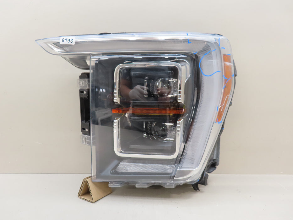 2021-2023 FORD F-150 FRONT LEFT DRIVER SIDEHEADLIGHT LED OEM ML34-13E016-DA