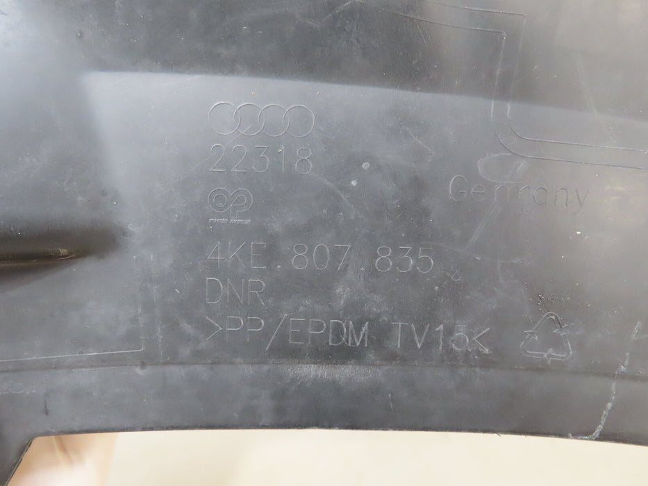 2019-2021 AUDI E-TRON REAR LOWER BUMPER COVER VALANCE PANEL OEM 4KE807835