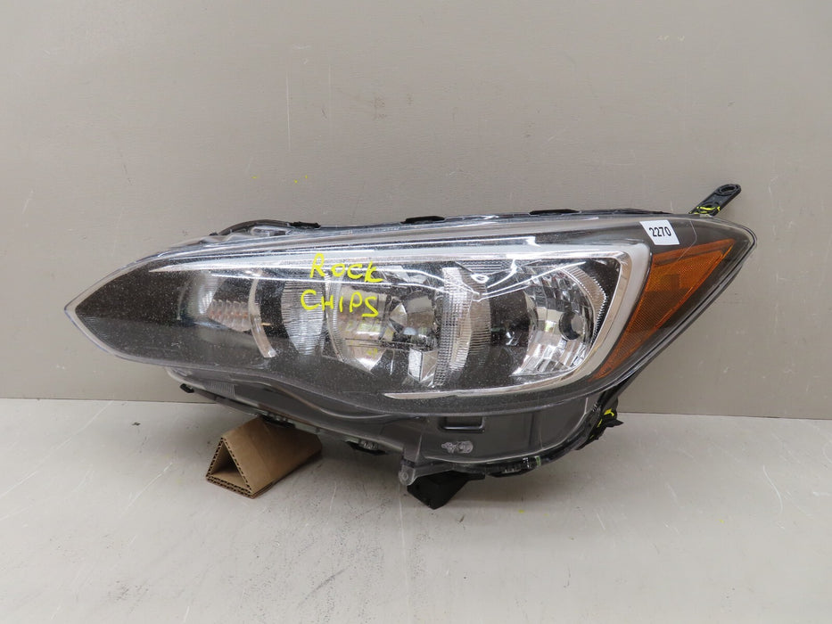 2018-2023 SUBARU CROSSTREK FRONT LEFT DRIVER HEADLIGHT HALOGEN OEM 84001FL110