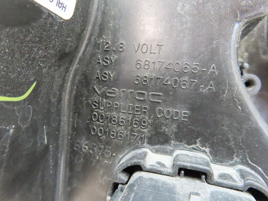 2015-2021 DODGE CHALLENGER FRONT LEFT SIDE HEADLIGHT LAMP HALOGEN OEM 68174065AF