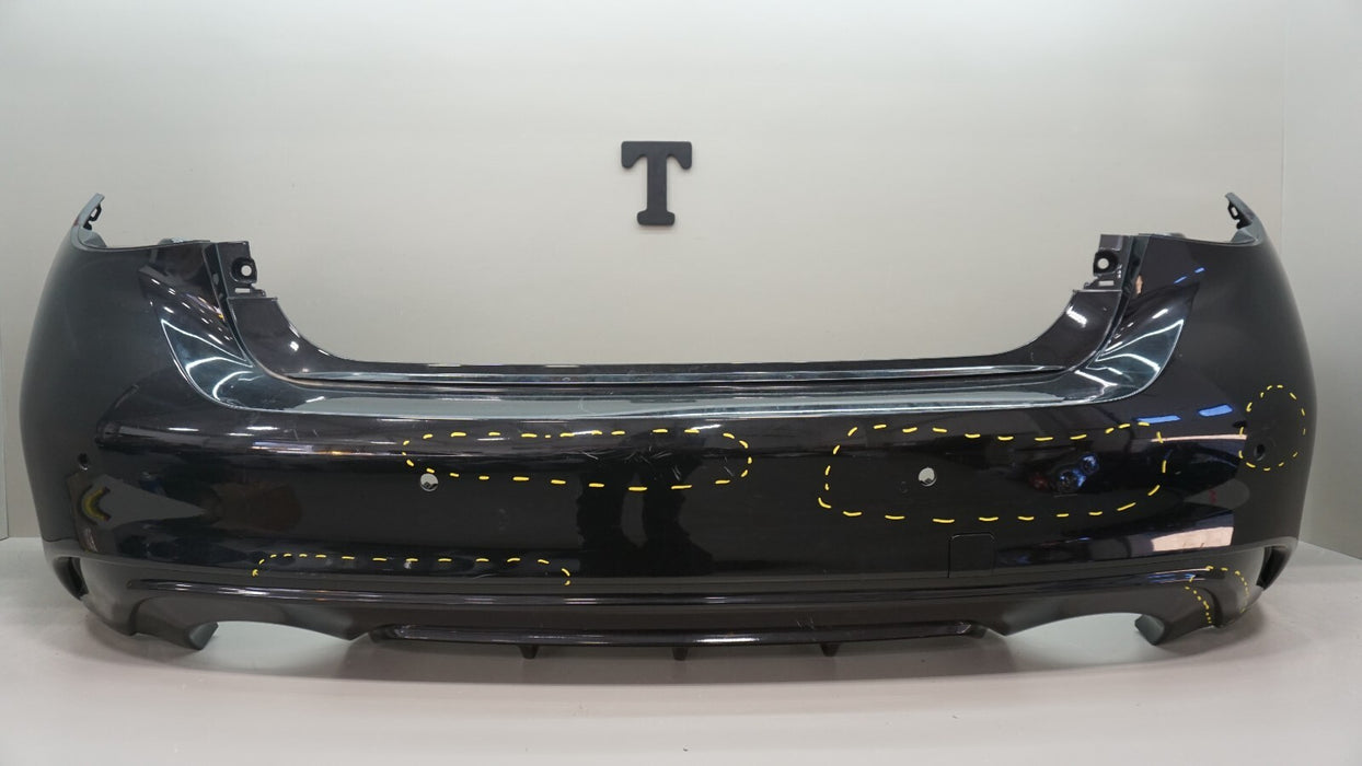 2018-2021 INFINITI Q50 REAR BUMPER COVER PANEL PLASTIC OEM 850226HH