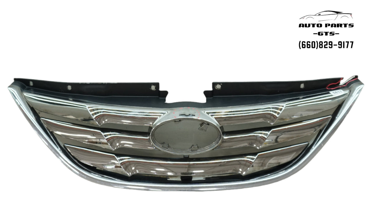 2011-2013 HYUNDAI SONATA FRONT BUMPER UPPER GRILL GRILLE OEM 86350-3S100