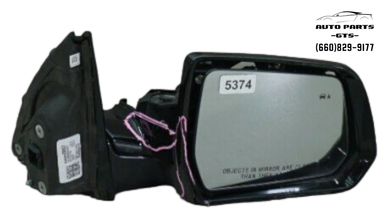 2018-2019 CHEVROLET TRAVERSE RIGHT PASSENGER MIRROR W/ BLIND SPOT OEM 84600867