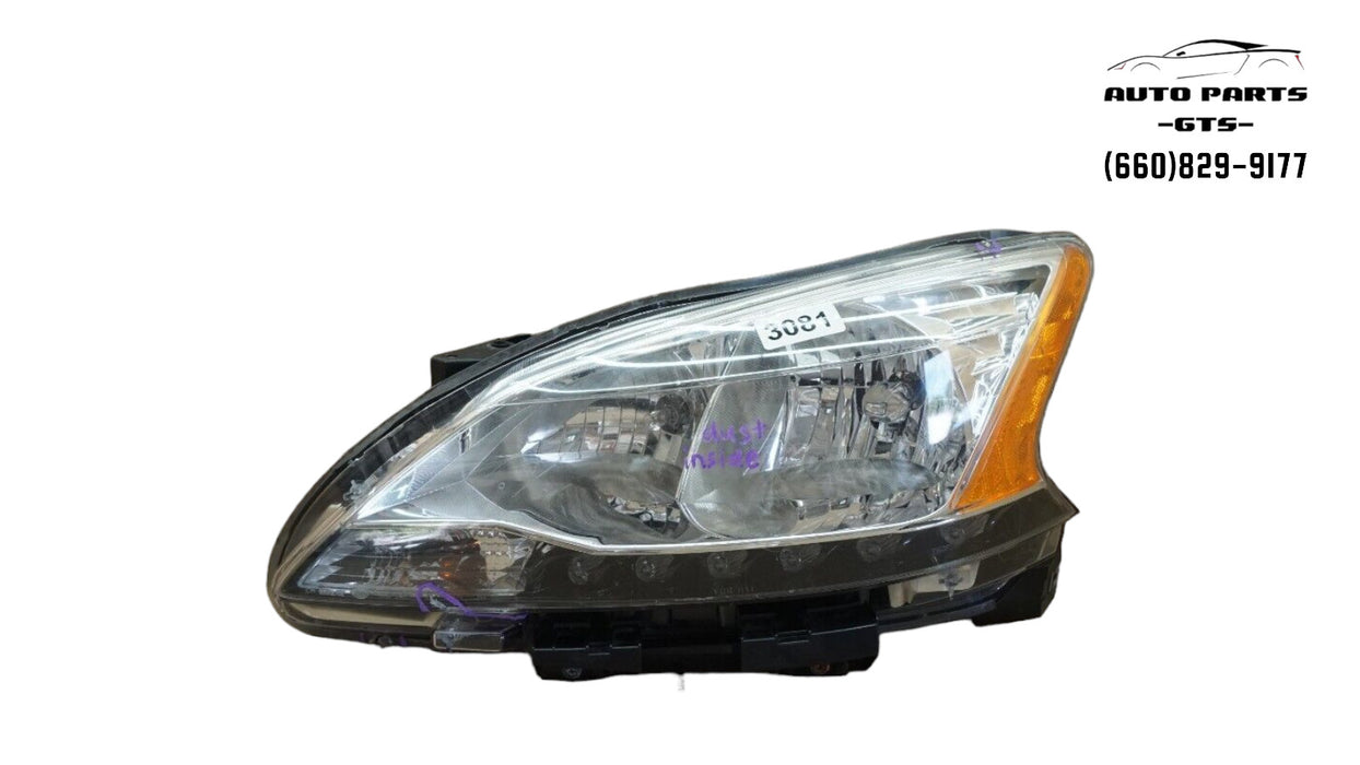 2013-2015 NISSAN SENTRA FRONT LEFT DRIVER SIDE HEADLIGHT HALOGEN LAMP LIGHT OEM