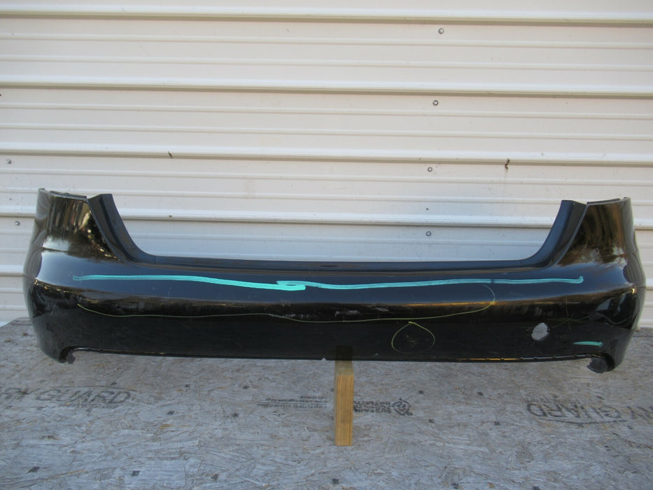 2009 - 2012 AUDI A4 REAR BUMPER COVER PANEL PLASTIC BLACK FACTORY 8K5807511 OEM